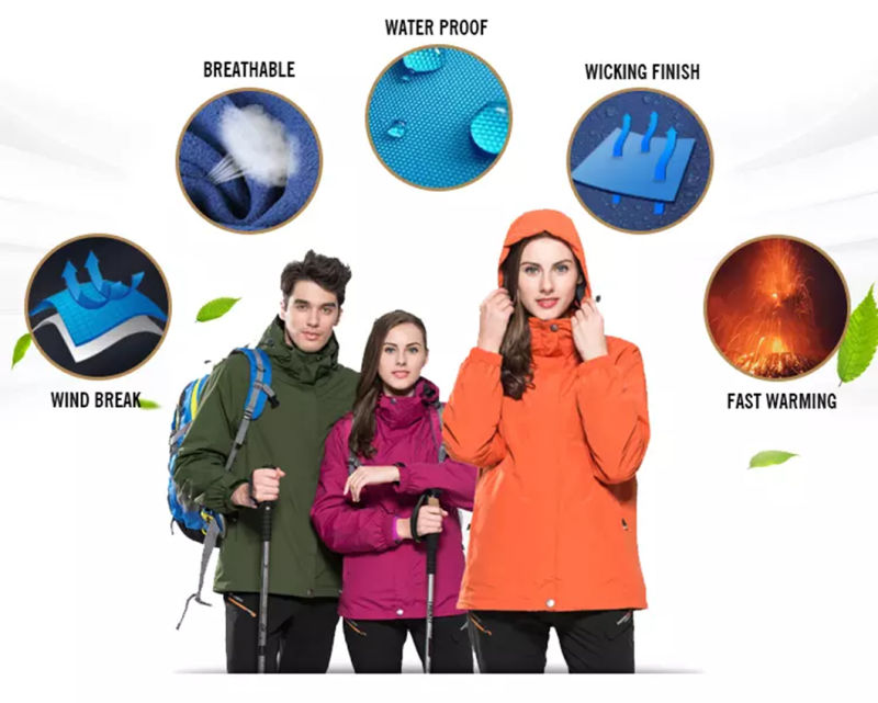 4 in 1 Layers Custom Design Waterproof Polyester Down Jacket Filled Fabric Down Proof Polyester Down Jacket Fabric