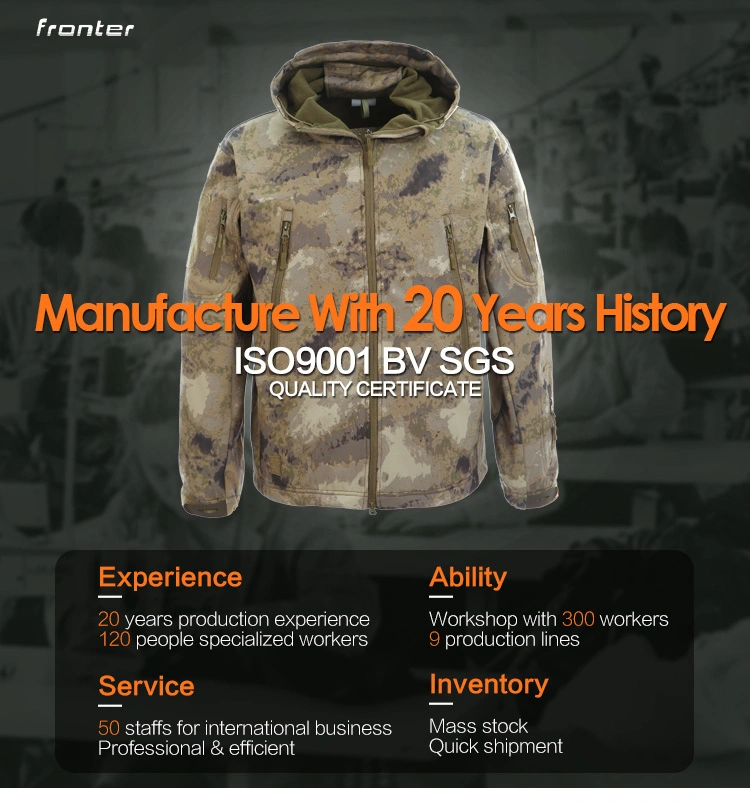 New Style Military Tactical Softshell Jacket/Cheap Softshell Jacket