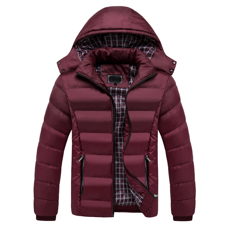 2019 Custom Fashion Winter Jacket Windproof Padded Outwear Mens Puffer Down Jacket Wholesale Plus Size