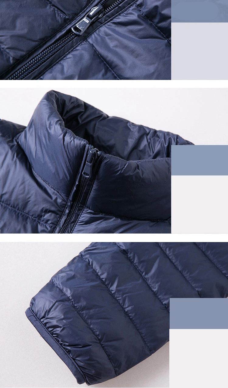 Good Quality Cheaper Down Coat with Hoodie Wholesale Puffer Down Jacket Mens