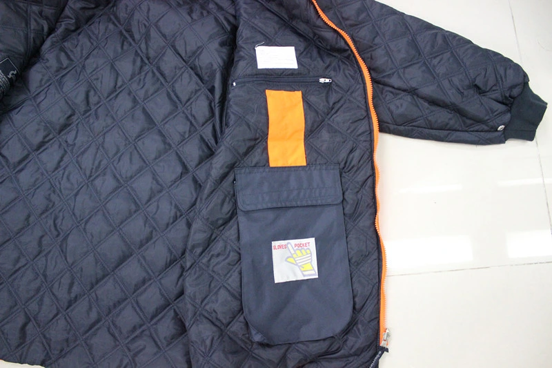 High Vis Men Workwear Reflective Winter Orange Jacket (ELTSJI-24)