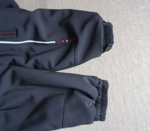 Unisex Polyester/Spandex Waterproof 3 Layer Bonded Fleece Softshell Jacket with Padding