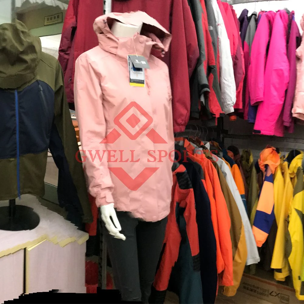 Womens Hooded Sportswear Windbreaker Outdoor Padded Jacket Insulated Jacket
