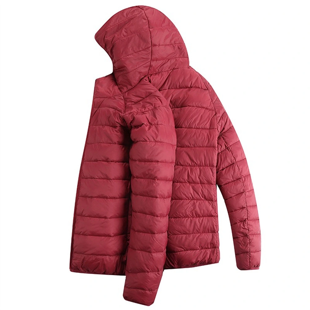New Design Winter Light Down Jacket Custom Mens Puffer Jacket with Hood