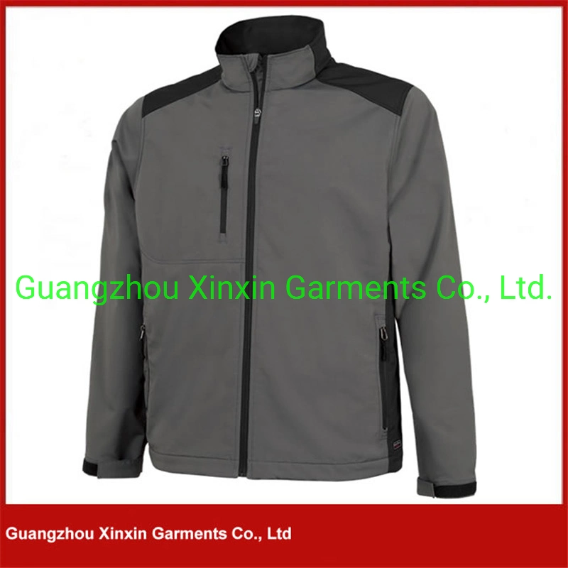 Factory Custom Embroidery Waterproof Softshell Jacket Coat for Women Men (J01)