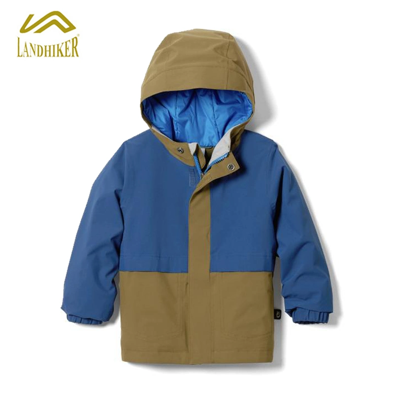 Kids Winter Wear Windproof Jacket Children New Warm Jacket with Contrast Color
