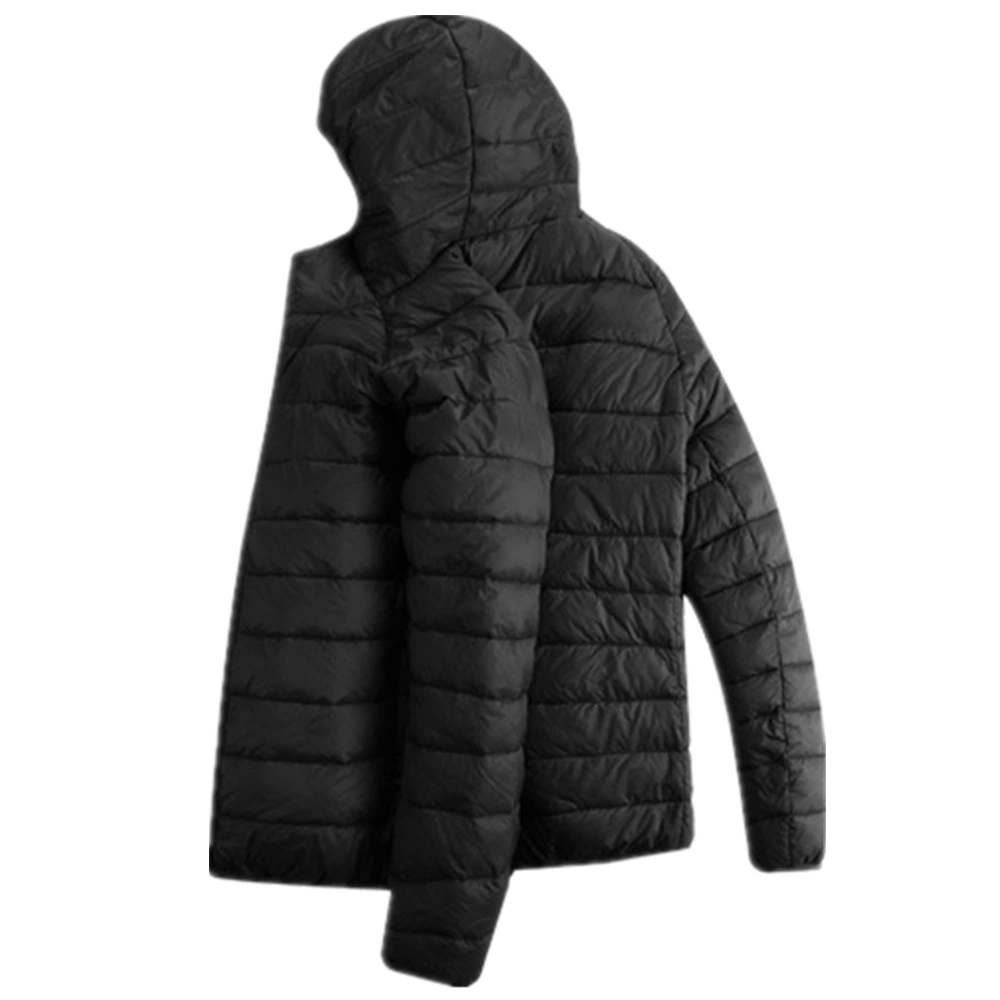 New Design Winter Light Down Jacket Custom Mens Puffer Jacket with Hood