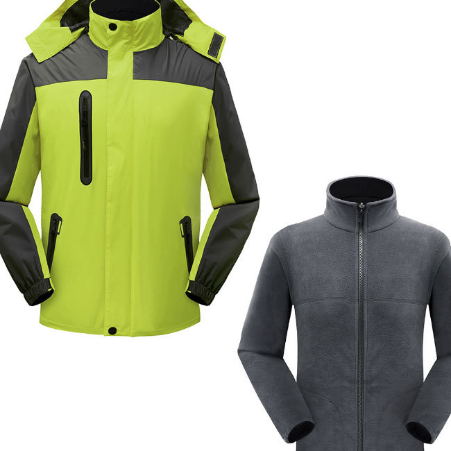 Men's Fashion Motorcycle Windproof Jacket with Polyester Fabric