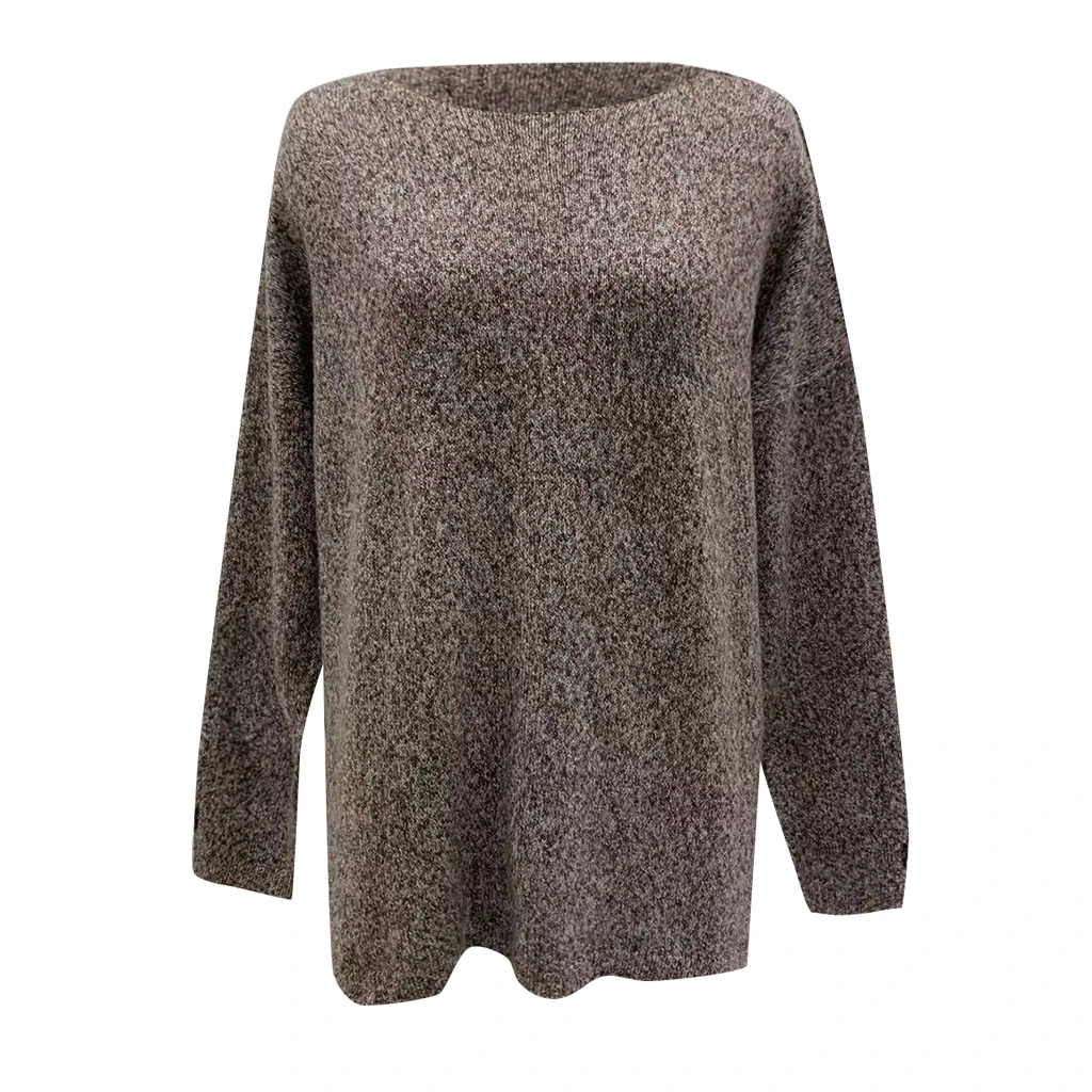 Fashion Leisure Knitted Round Neck Women Sweater Winter Clothes
