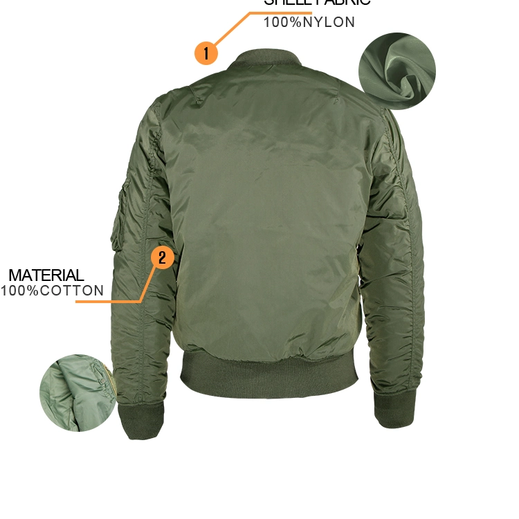 Military Green Jacket Men of Outdoor Jacket and Winter Jacket for Men