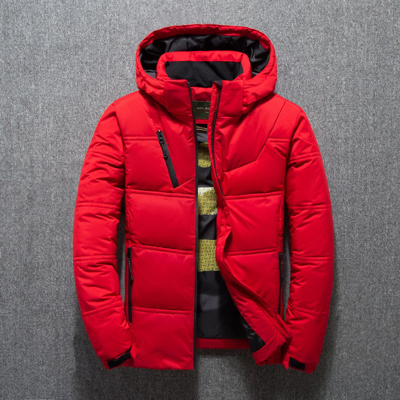 High Quality Men Casual Fashion Winter Windproof Duck Down Jackets