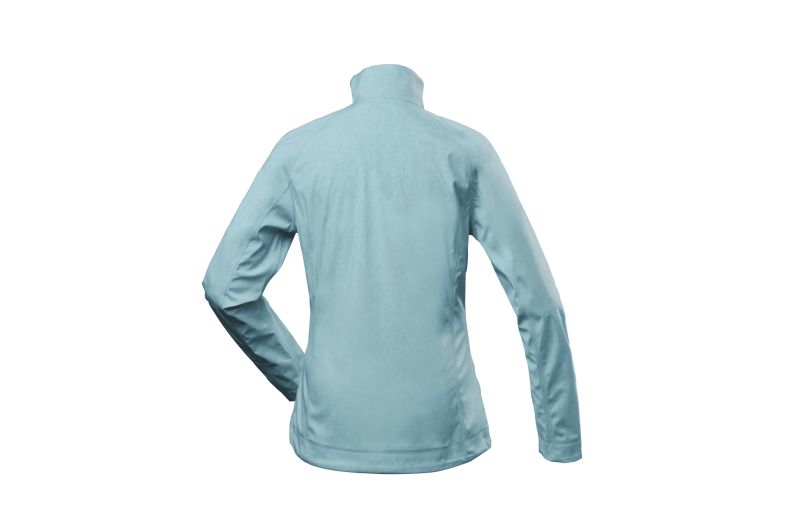 Lady's Seamtaped Polyester Softshell Without Hoodie Jacket