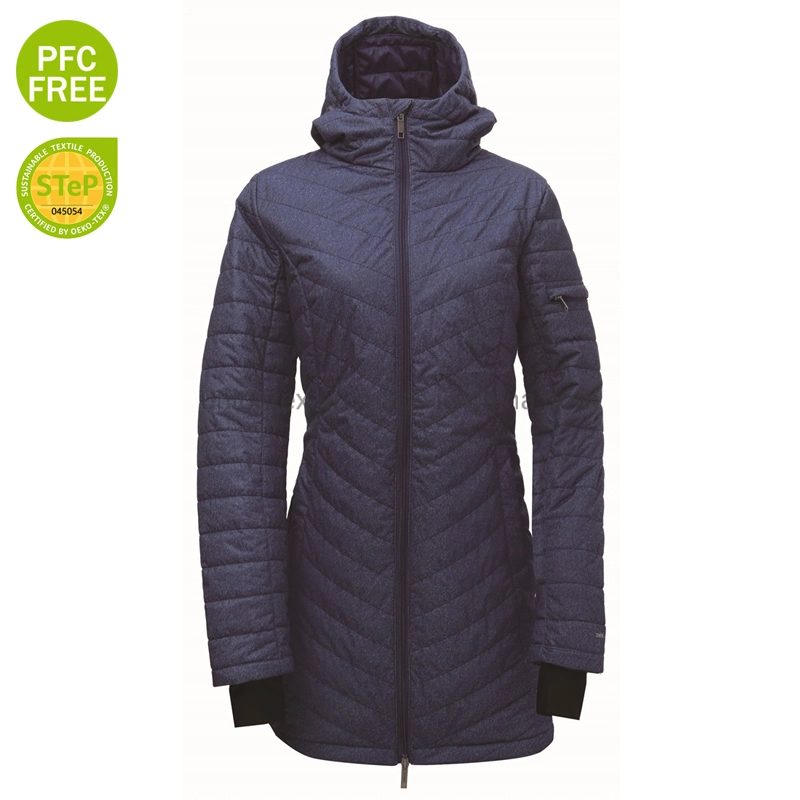 Winter Womens Fake Down Padded Jacket Outdoor Warm Slim Fit Quilted Jacket for Women