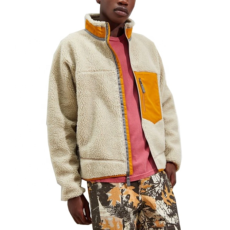 New Fashion Men Winter Outdoor Clothes Jackets&Coats Winter Classic Sherpa Fleece Jacket