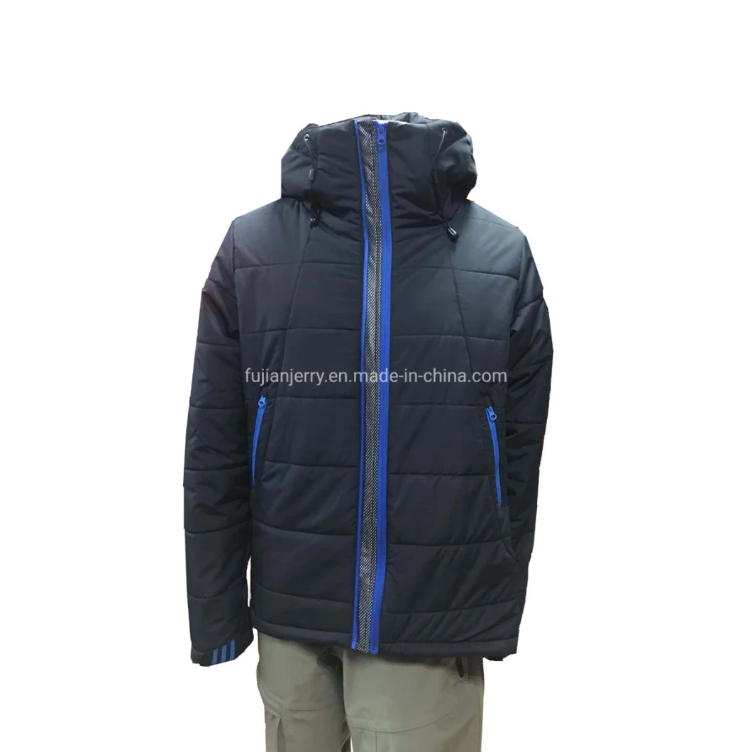 Mens Coats 100% Nylon Winter Jacket Casual Padded Jacket for Men
