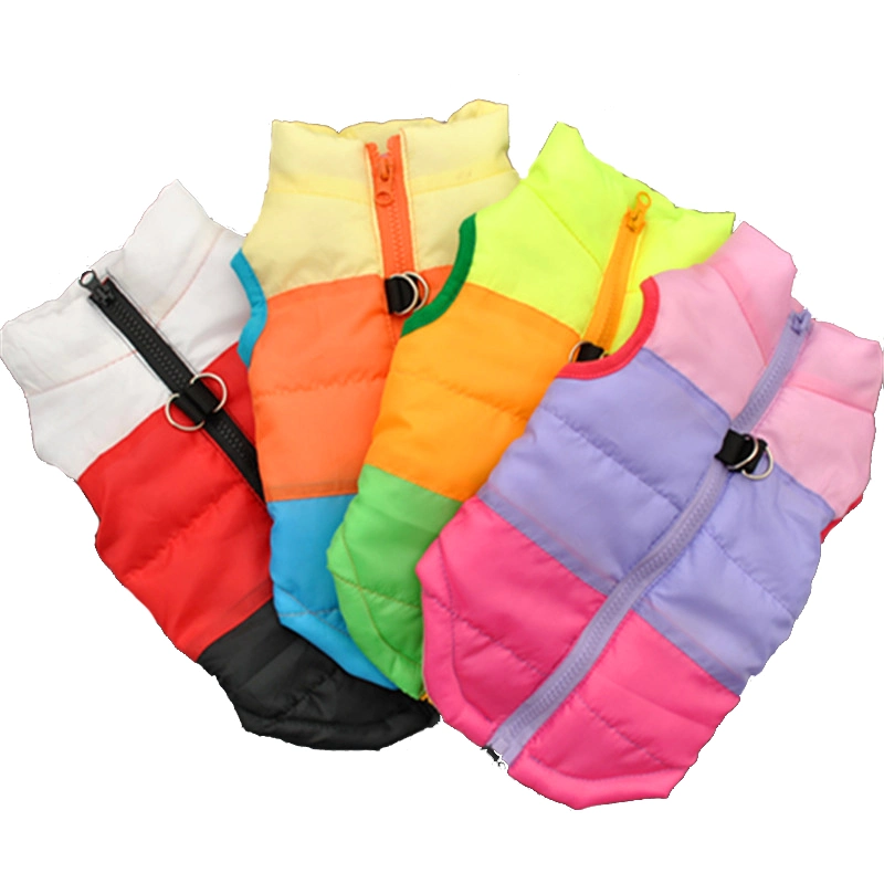 Puppy Outfit Vest Warm Pet Clothing Windproof Winter Pet Clothes