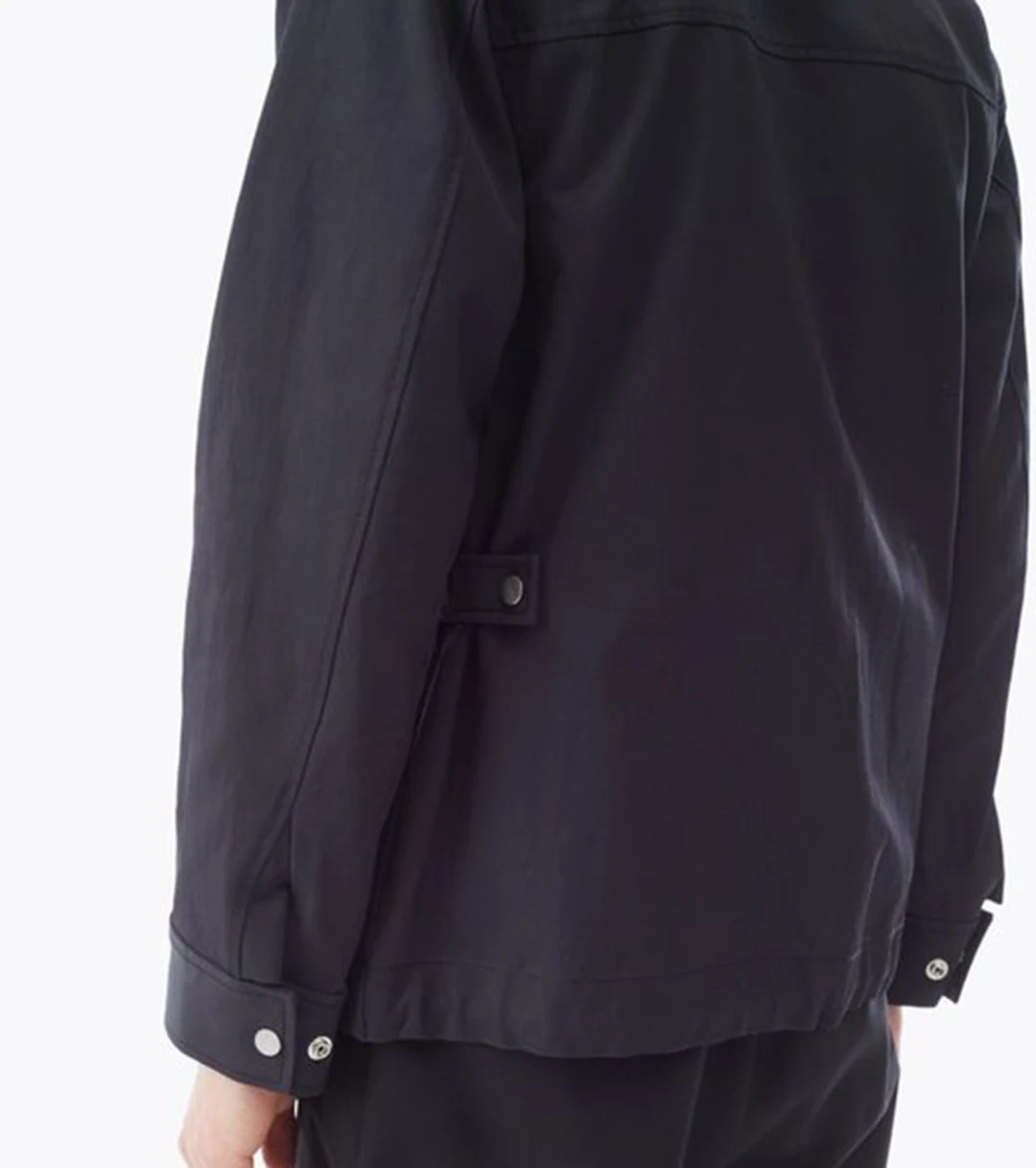 Wholesale Custom Men's Coat OEM High Quality100% Polyester Outdoor Spring Black Men Jacket