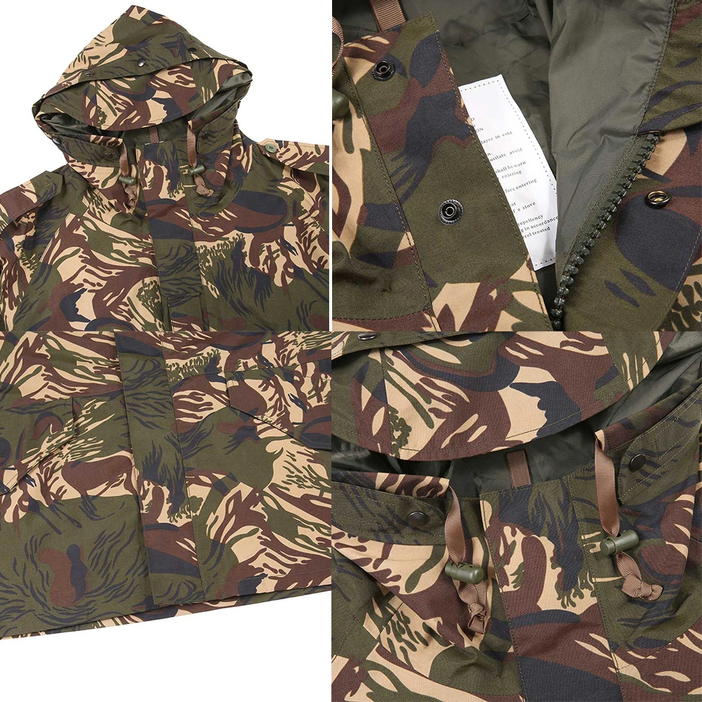 Custom Africa Wind-Proof Woodland Camouflage Military Uniform Warm Jacket