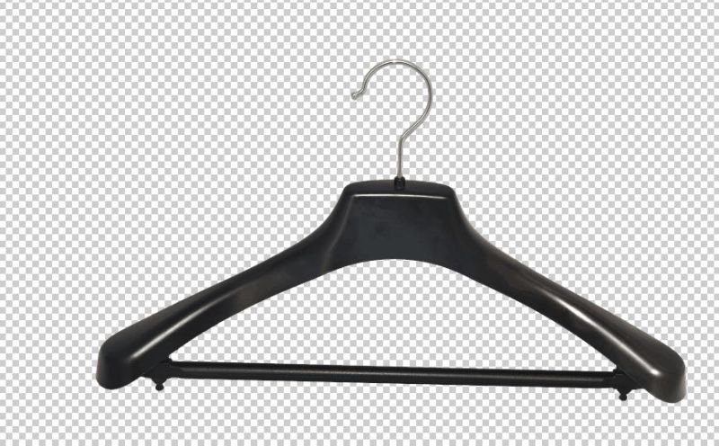 Men Sport Wear Suit Jacket Display Plastic Hanger with Bar