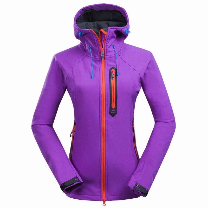 Women Outdoor Snowboard Waterproof Skiing Coat Softshell Jacket
