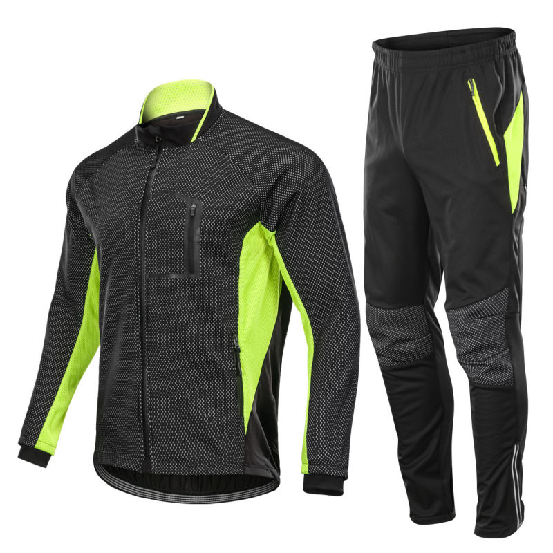 Custom Winter Mens Mountain Bike Bicycle Clothing Waterproof Plus Size Cycling Suits