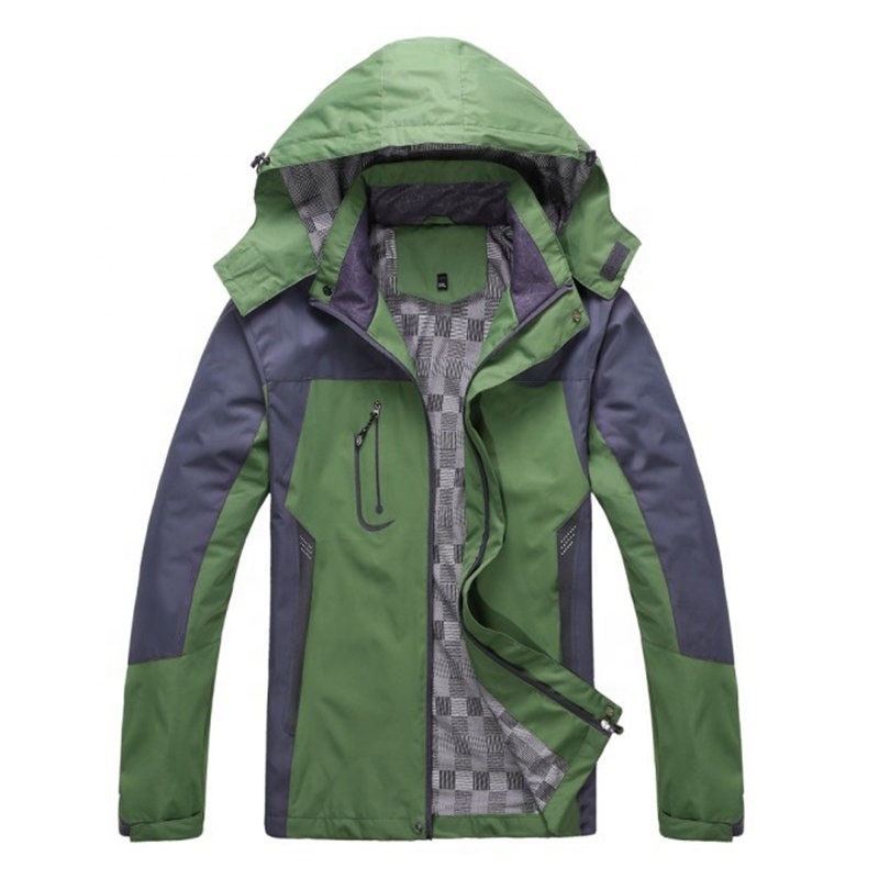 Customized High Quality Men's Softshell Jackets Outdoor Waterproof Softshell Hooded Jacket