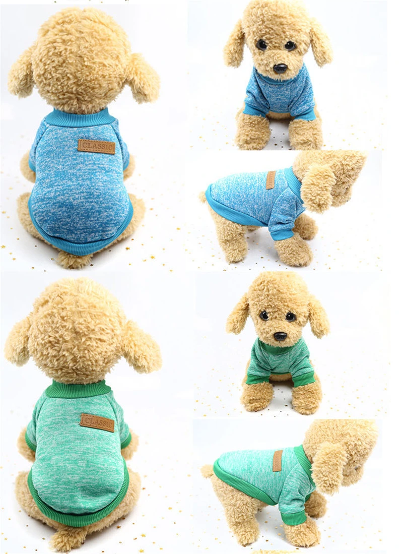 New Dog Clothes for Small Dogs Soft Pet Dog Sweater Clothing for Dog Winter Clothes