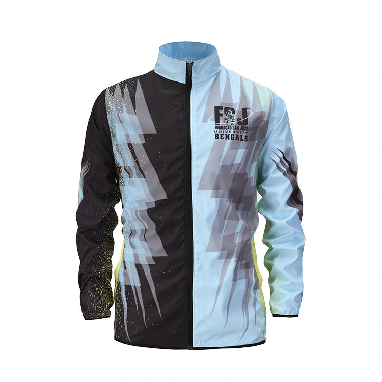 Windproof Jacket Shirts Custom Printed Sublimation Winter Tracksuits for Men Slim Fit Windbreaker Jackets Winter Coats