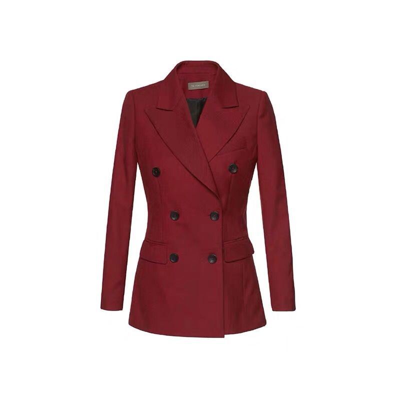 Fashion Apparel Clothing Elegant Double Breasted Women Blazer Suits