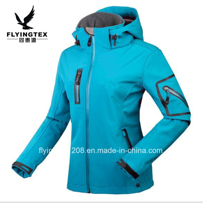 Winter Water Resistant Waterproof Breathable Windbreaker Women Softshell Jacket