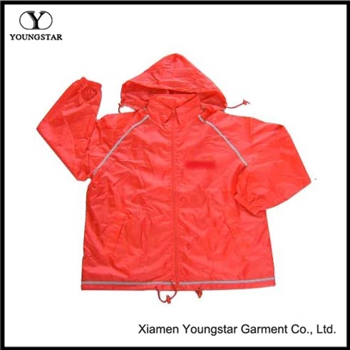 Wholesales High Quality Women Jacket Polyester Waterproof Windbreaker Jacket with AC Coating