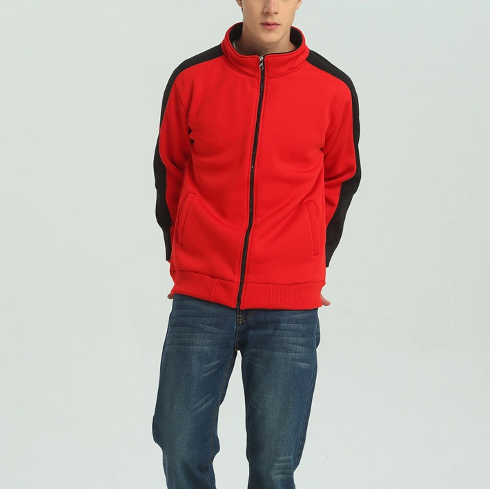 Hot Sale Custom Full Zip Jacket Coat Men Streetwear Hoodie Blank