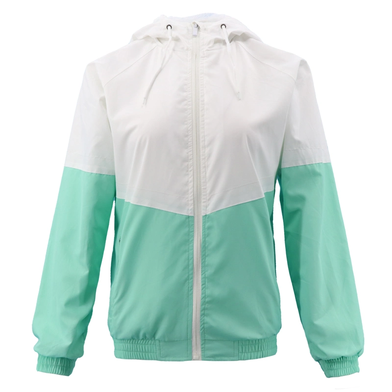 Winter Design High Quelity Softshell White Replacement Bomber Ladies Zip Hoodie Sport Jacket
