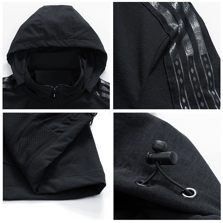 Custom Mens Sports Wholesale Stylish Plain Plus Size Windproof Waterproof Outdoor Softshell Jacket