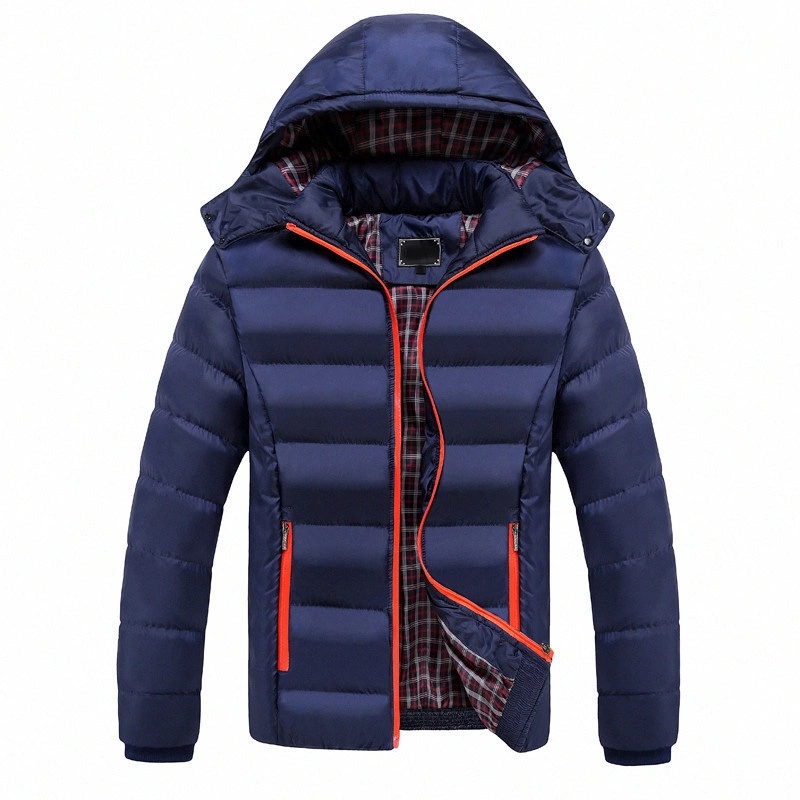 2019 Custom Fashion Winter Jacket Windproof Padded Outwear Mens Puffer Down Jacket Wholesale Plus Size