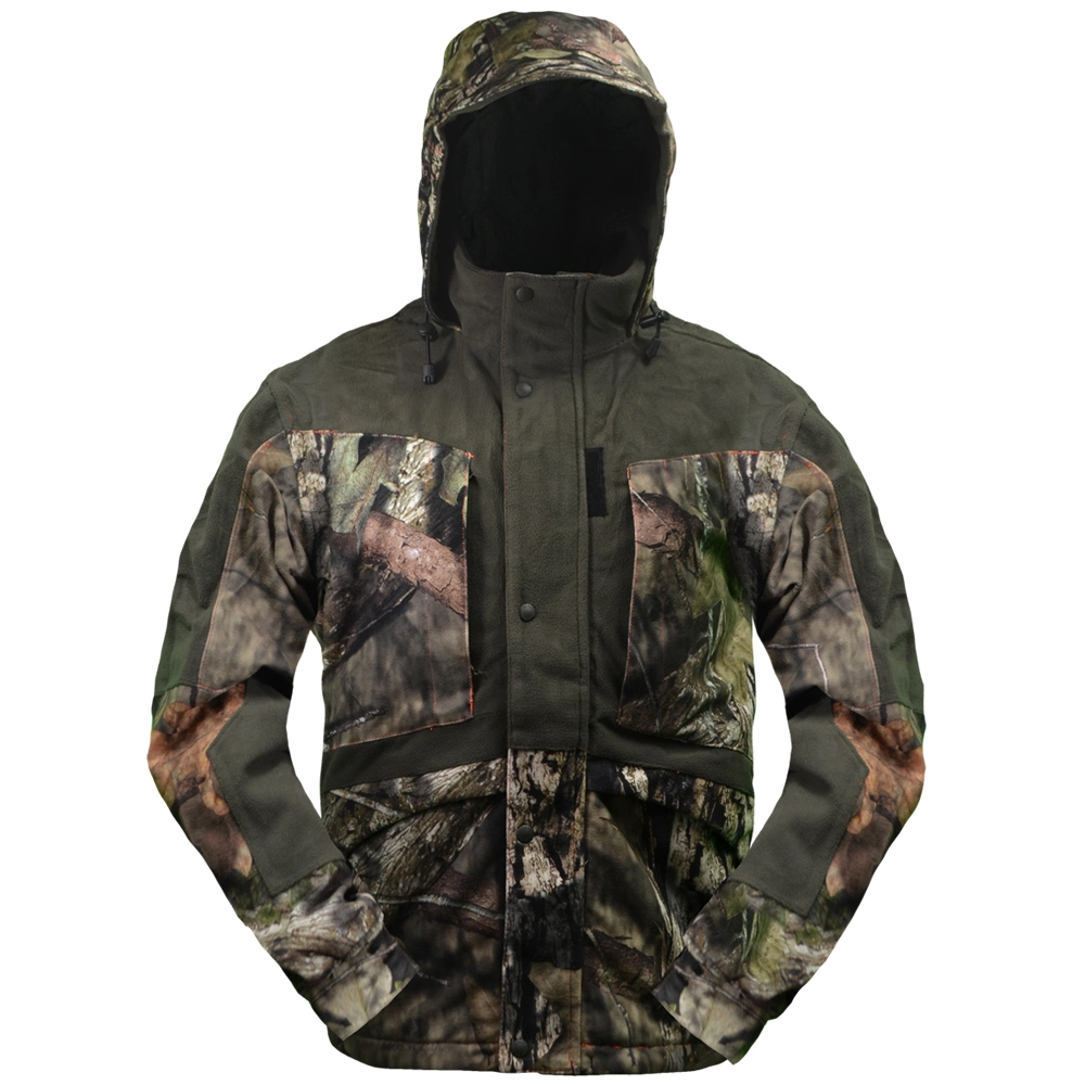 OEM Winter Men Best Softshell Seam Sealed Outdoor Waterproof Camo Hunting Jacket