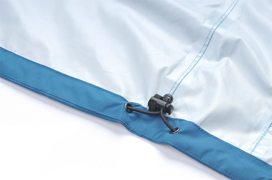 Lightweight Men Outdoor Waterproof/Windproof Hoody Jacket/Windbreaker/Rainjacket Breathable Fashion Cheap Blue Color Climbing Clothes