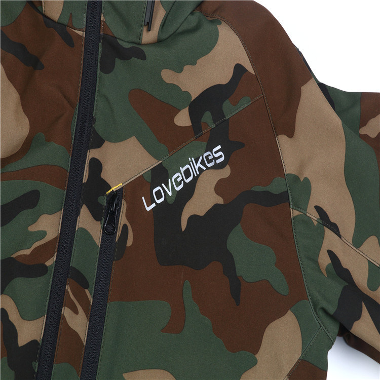 Camo Softshell Casual Motorcycle Jacket with Factory Price