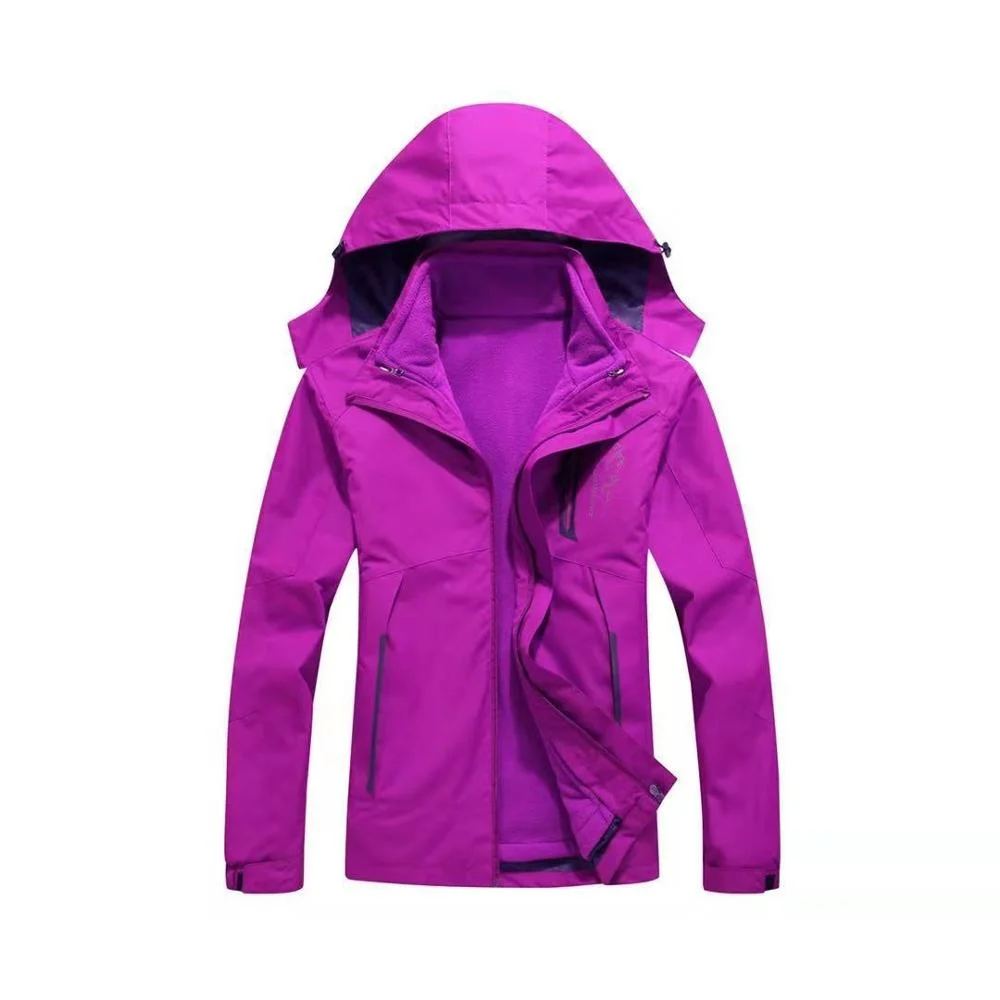 Autumn and Winter Thickening Fleece Windproof Waterproof Warm Ski Suit Mountaineering Clothing Men and Women Outdoor Jacket