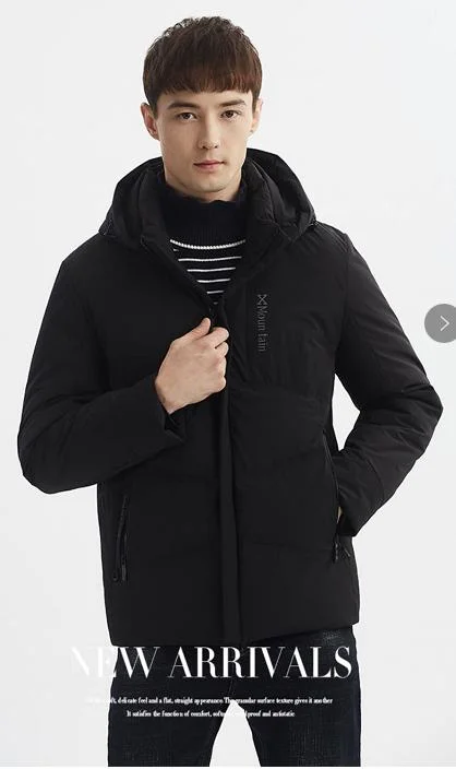Outdoor Fashion Sport Duck Down Filling Men Winter Down Jacket