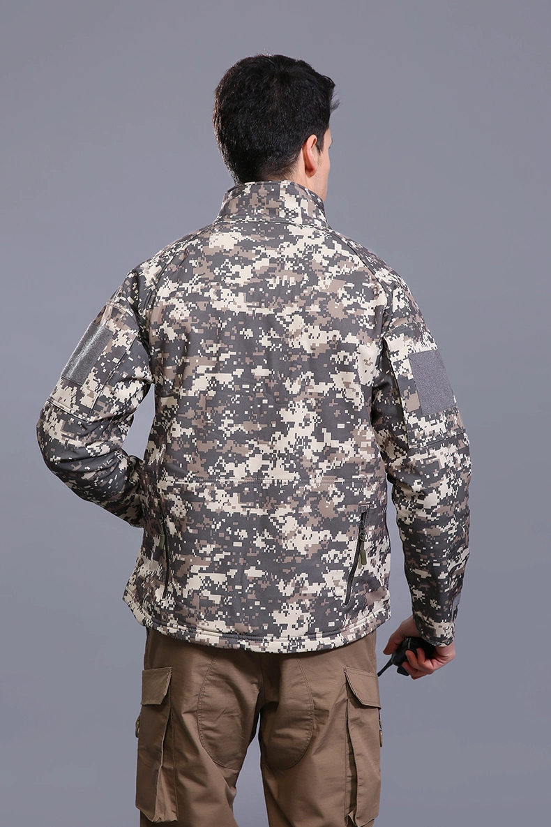 Black Python Outdoor Softshell Waterproof Windproof Jacket Military Tactical Commander Coat