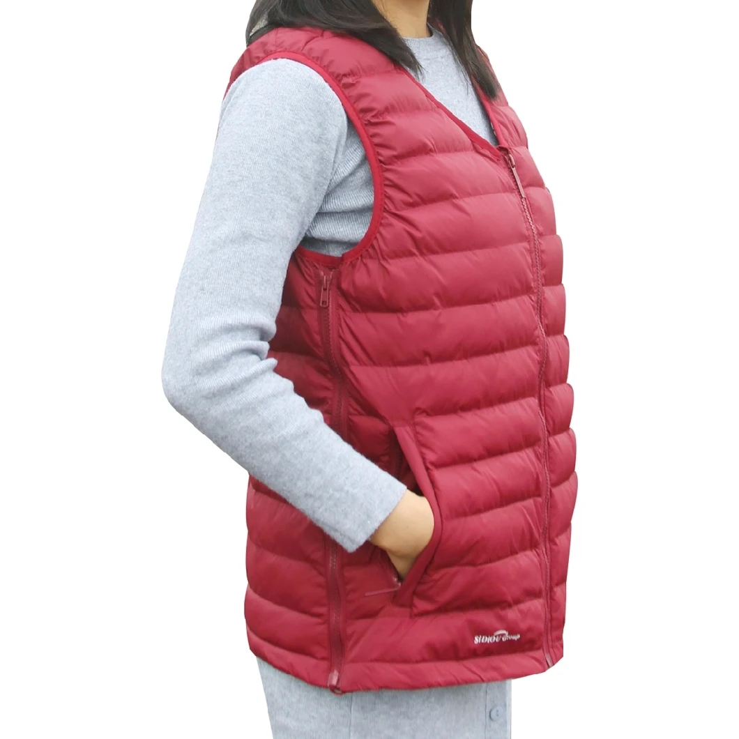 USB Heated Vest Dual Switches Heating Gilet Warm Lightweight Heating Clothing Size and Temperature Adjustable Vest