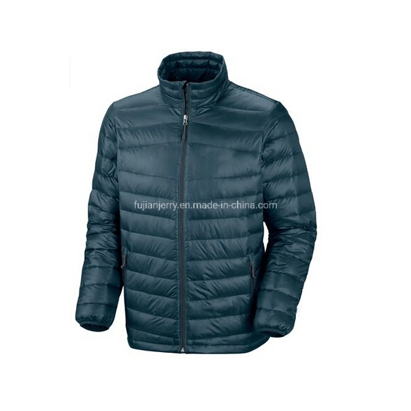 Custom Men's Winter Outdoor Light Waterproof Windproof Quilted Down Jacket