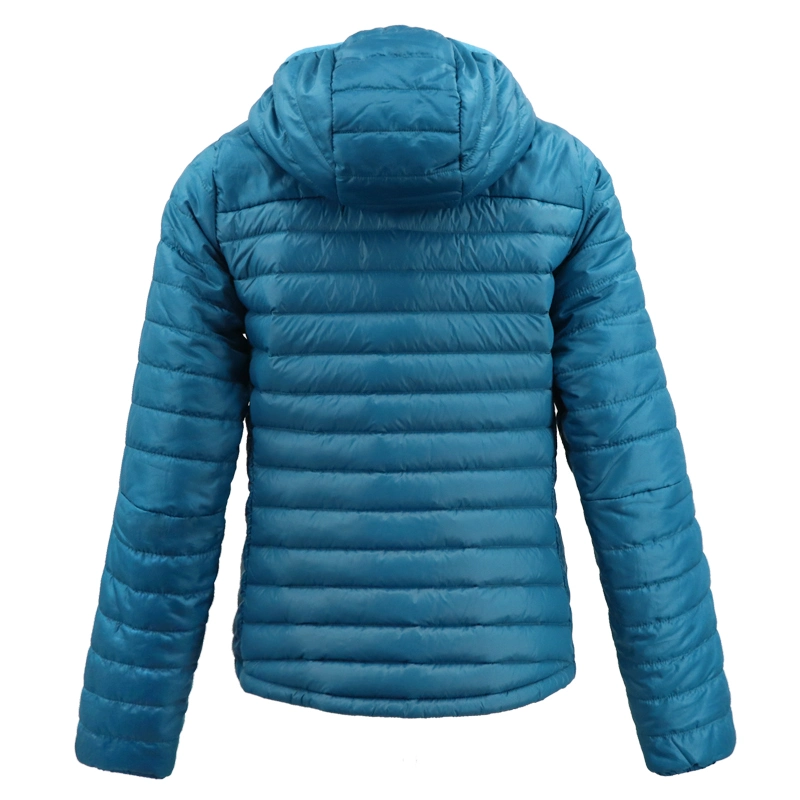 Cotton-Padded Waterproof Down Wind Proof Ski Custom Printing Puffer Women Green Jacket