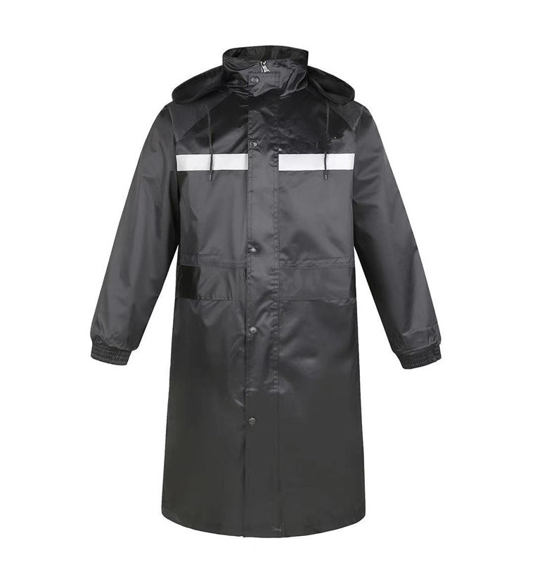 Hi Vis PVC Waterproof Reflective Safety Jacket Raincoat