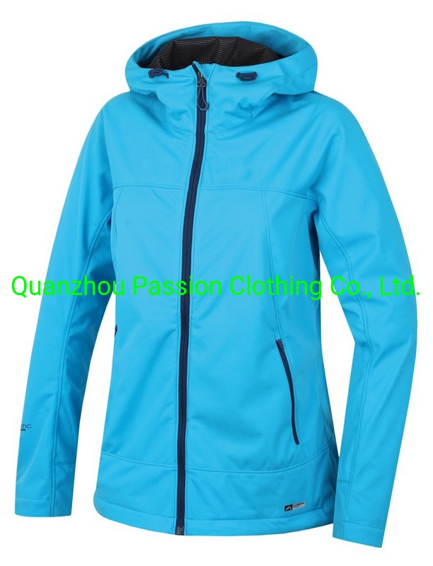 Women's Mountain Hiking Water Resist Softshell Winter Jacket Hooded