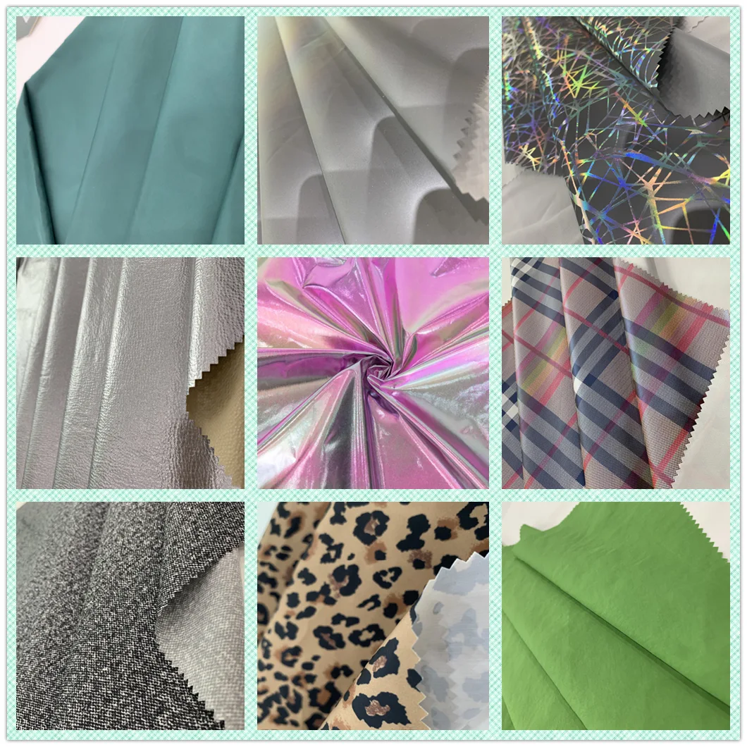 100% Polyester Jacket Fabric 300t Taffeta Quilted Cotton Fat Quarters Quilting Fabric