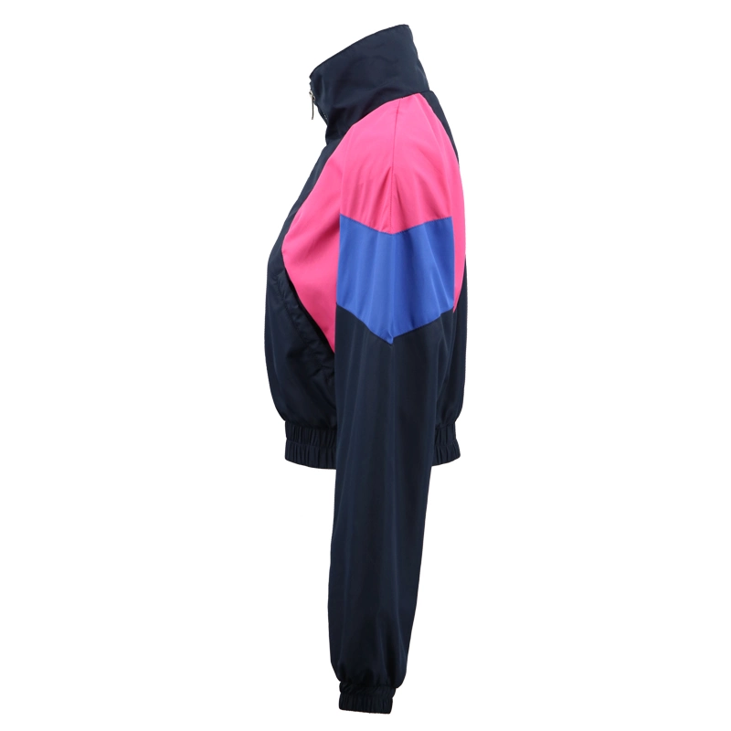 Lady Sexy Summer Windbreaker Softshell Polyester Sportswear Running Women Athletic Warm Jacket