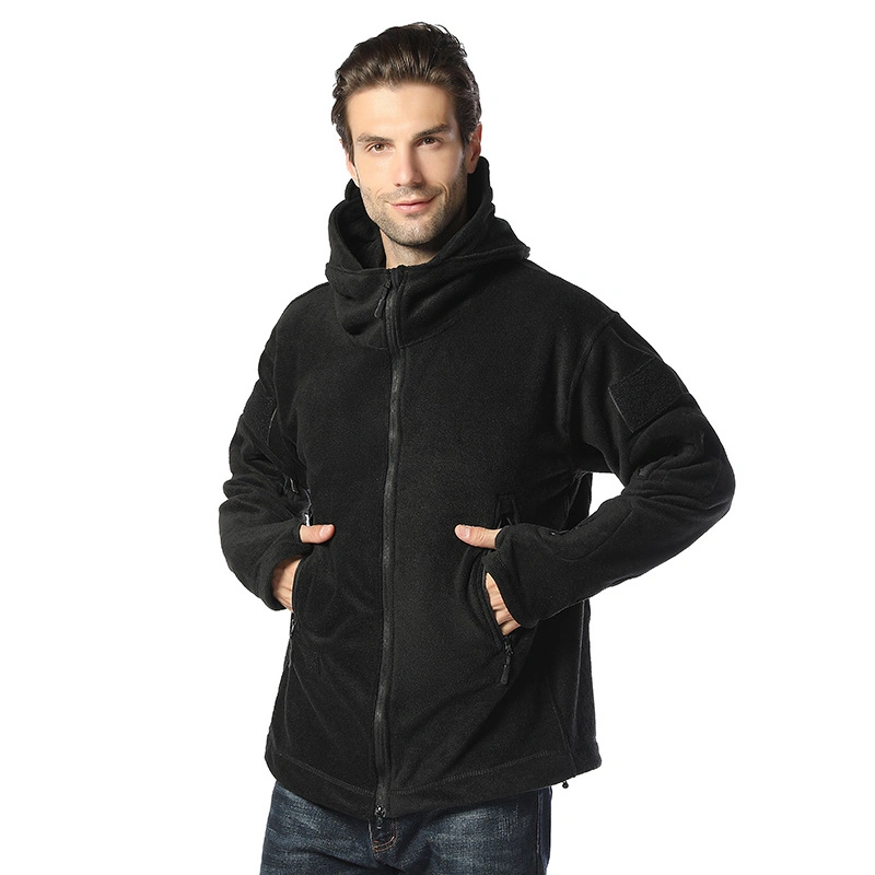 Hot Sale Tactical Jacket Outdoor Warm Liner Fleece Fleece Men's Cold Jacket Wind Hoodie