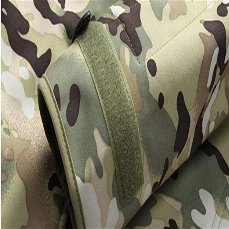 Men's Hunting Waterproof Military Tactical Combat Camo Softshell Fleece Jacket